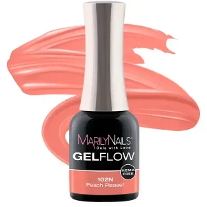 Végkiárusítás MarilyNails - GELFLOW - HEMA FREE - HF102 - 7ml