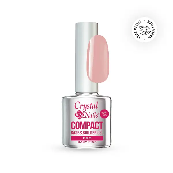 Népszerű Crystal Nails - COMPACT BASE PRO - COVER NUDE - 13ml
