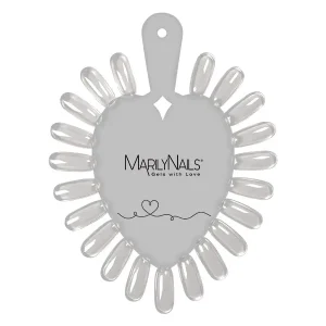 Vedd meg most MarilyNails - Margaréta - szív alakú - Clear - 10db/csomag