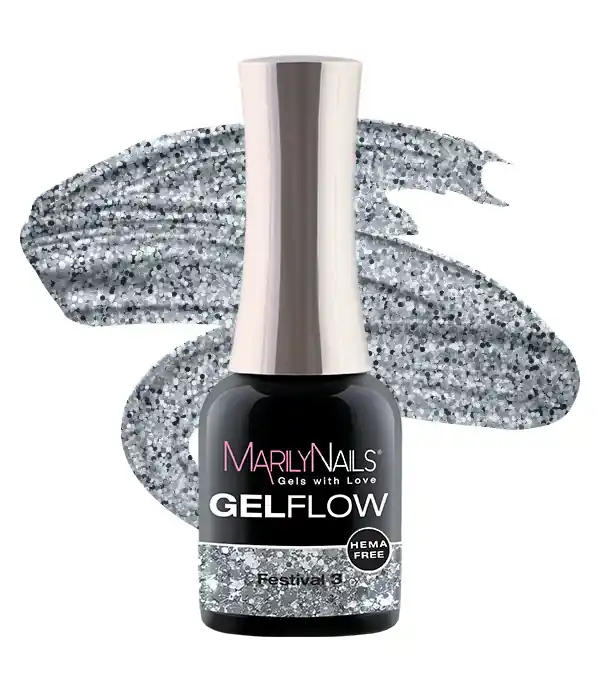 MarilyNails – HEMA FREE - GELFLOW - három fázisú gél lakk - FESTIVAL 3 - 7ml - LIMITÁLT! Biztonságos fizetés