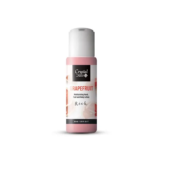 Legkelendőbb Crystal Nails - MOISTURISING HAND - FOOT AND BODY LOTION - GRAPEFRUIT LOTION - RICH - 30ML