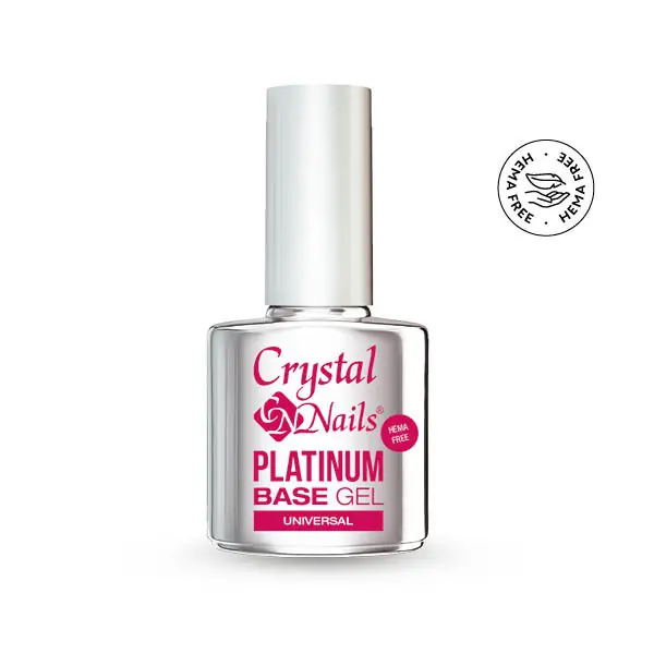 Szezonális akció Crystal Nails - PLATINUM BASE GEL - 13ml