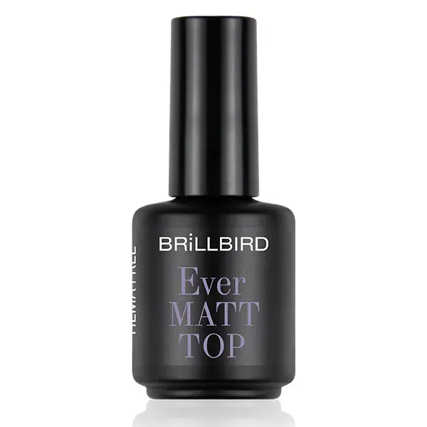 Gyors kiszállítás BrillBird - Ever Matt Top – velúr matt fedőzselé - 15ml