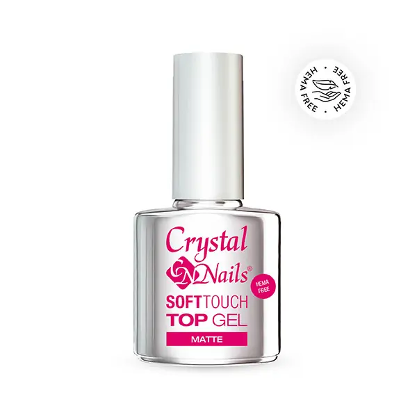 Alacsony ár Crystal Nails - SOFT TOUCH MATTE TOP GEL - 13ML