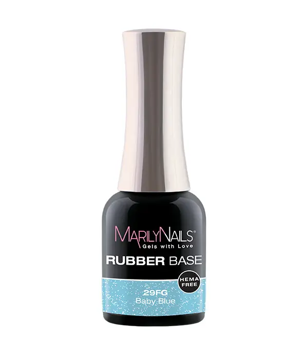 MarilyNails - RUBBER BASE - 29 - Baby Blue - 7ml Kedvezmény