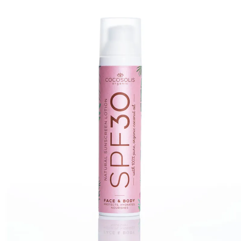 COCOSOLIS -természetes fényvédő krém-Natural Sunscreen Lotion SPF30 Exkluzív ajánlat