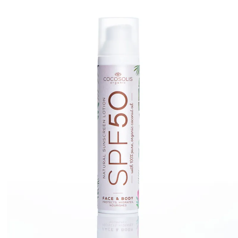 Legkelendőbb COCOSOLIS -természetes fényvédő krém-Natural Sunscreen Lotion SPF50