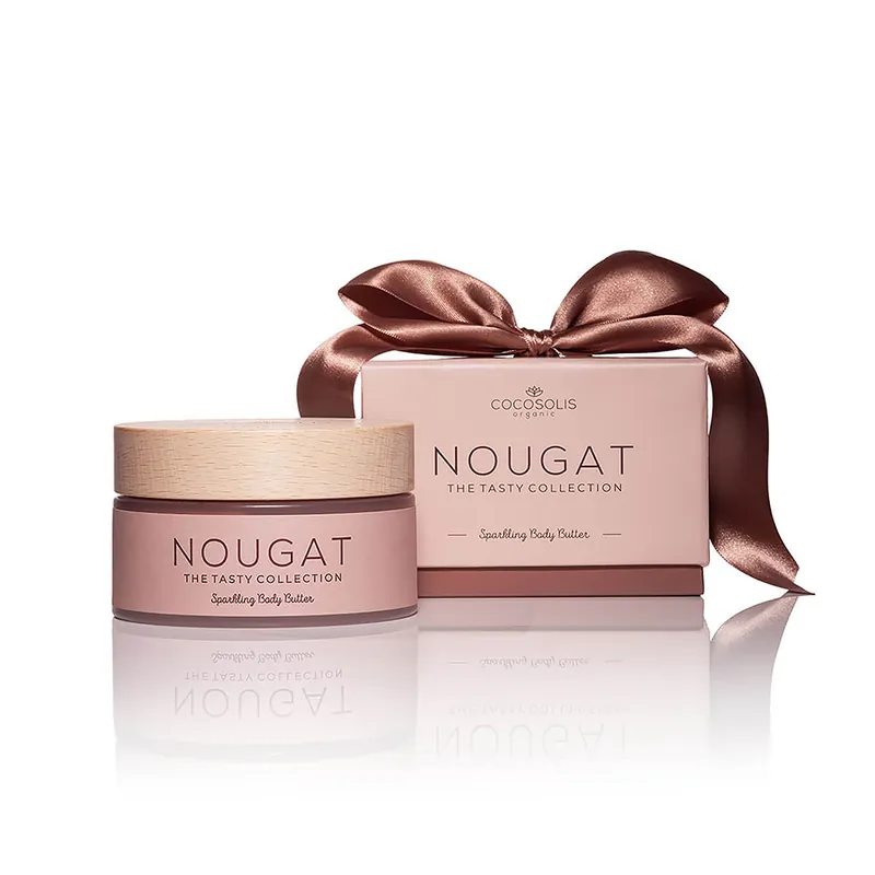 COCOSOLIS-testvaj- Nougat Sparkling Body Butter Vedd meg online