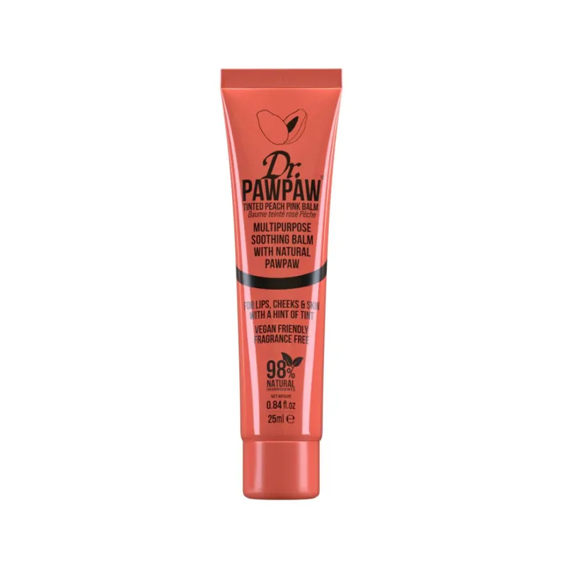 Exkluzív ajánlat Dr. PAWPAW Balm tonizáló balzsam ajakra és arcra - Peach Pink