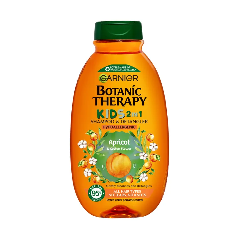 Expressz kézbesítés Garnier Botanic Therapy Kids 2in1 Shampoo 2 az egyben gyereksampon - Apricot (Lion King)