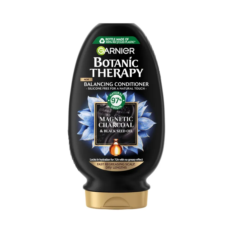 Garnier Botanic Therapy Magnetic Charcoal Conditioner tisztító balzsam hajra Árengedmény