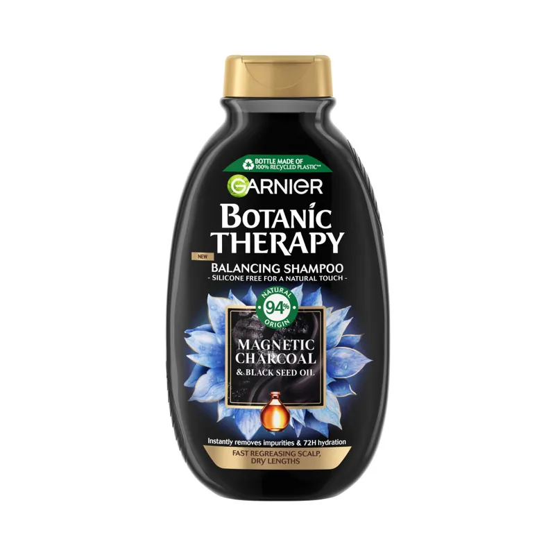 Garnier Botanic Therapy Magnetic Charcoal Shampoo (250ml) sampon zsíros fejbőrre és száraz hajvégekre Utolsó esély