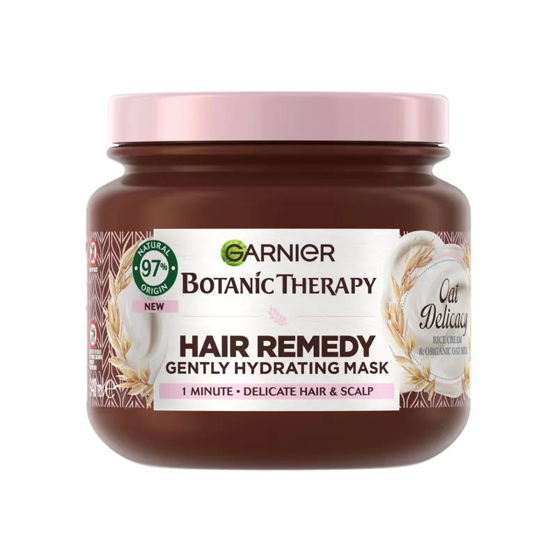 Garnier Botanic Therapy Oat Delicacy Hair Mask hidratáló maszk hajra az érzékeny bőrre Bestseller