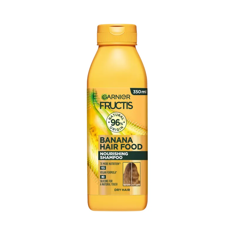 Vásárlói kedvenc Garnier hajsampon - Fructis Hair Food Shampoo - Banana