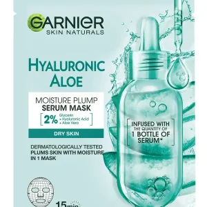 Vedd meg most Garnier Skin Natural Hyaluronic Aloe Face Mask arcpakolás