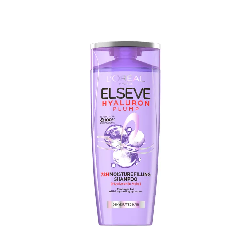 L’Oréal Paris Elseve Hyaluron Plump Shampoo (400ml) hidratáló sampon hialuronsavval Rendeld meg most