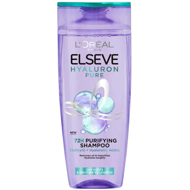 L‘Oréal Paris sampon - Elseve Hyaluron Pure Shampoo (400ml) Gyors kiszállítás