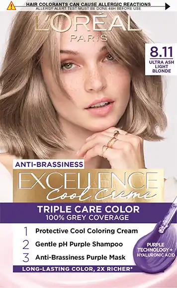 L’Oréal Paris hajfesték - EXCELLENCE Cool Cremes 8.11 Ultra Ash Light Blonde Utolsó esély