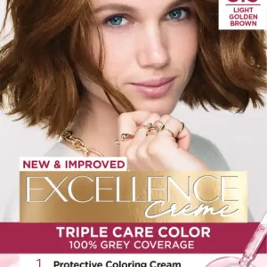 Vedd meg online L’Oréal Paris hajfesték - EXCELLENCE Creme - 5.3 Light Golden Brown