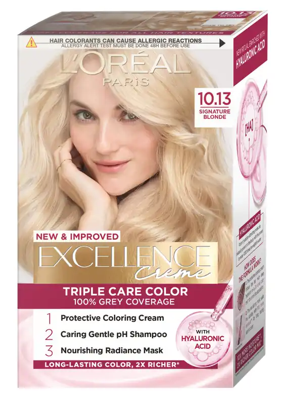 L’Oréal Paris hajfesték - EXCELLENCE Creme - 10.13 Signiture Blonde Expressz szállítás