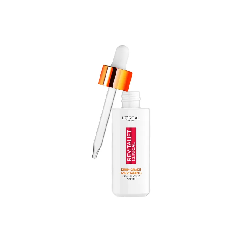 Rendeld meg most L‘Oreal Paris Revitalift Clinical 12% Pure Vitamin C Face Brightening Serum bőr szérum C vitamin