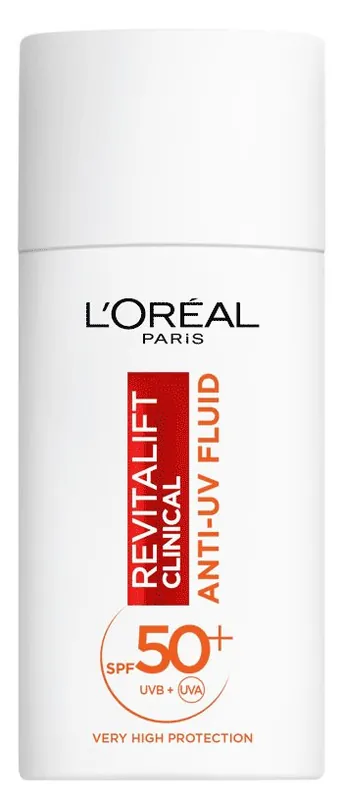 L‘Oreal Paris Revitalift Clinical Fluid SPF50+ arc fluid C vitamin Vedd meg most