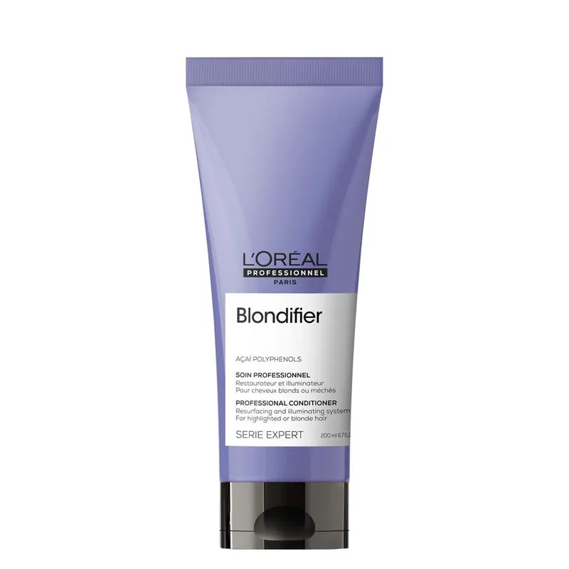 L‘Oréal Professionnel Paris Serie Expert Blondifier Conditioner Cool hidratáló kondicionáló sárga tónusok neutralizálására hajra Biztonságos vásárlás