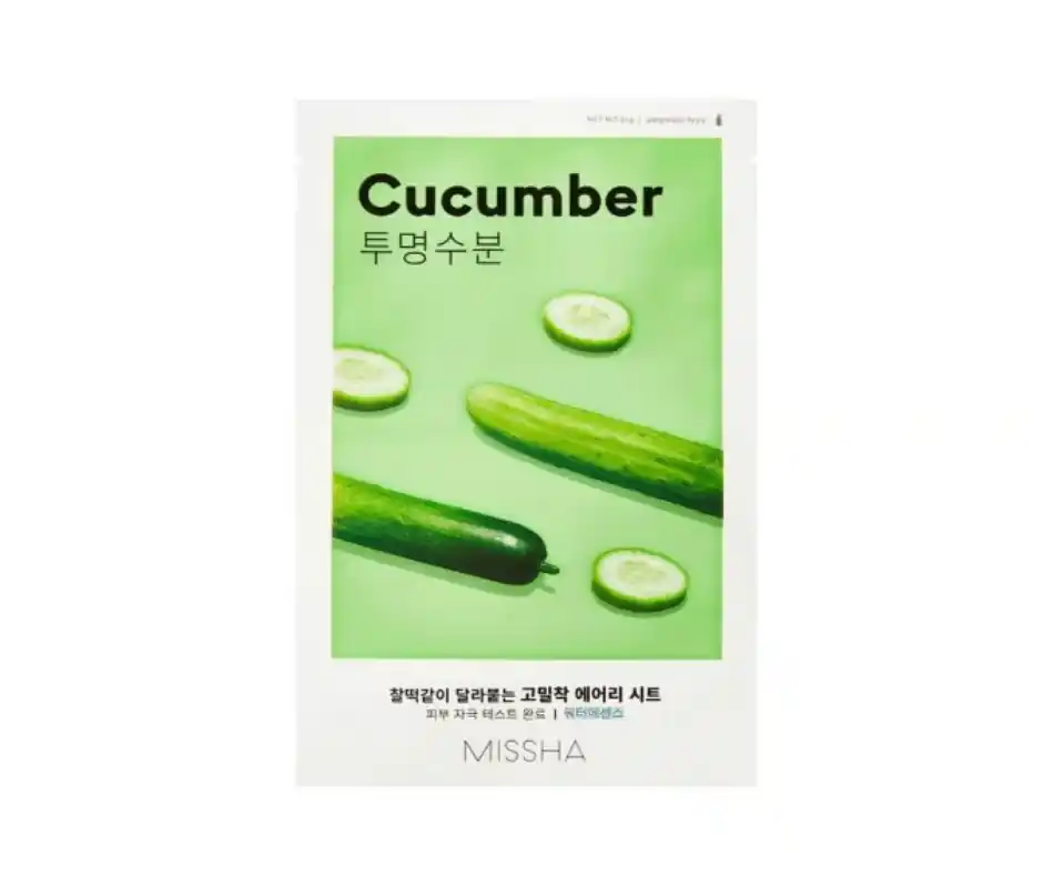 Árengedmény MISSHA Maszk Airy Fit Sheet Mask - Cucumber