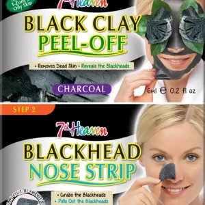 Montagne Jeunesse Mitesszer orrcsík Black Clay Peel-Off / Blackhead Nose Strip Biztonságos vásárlás