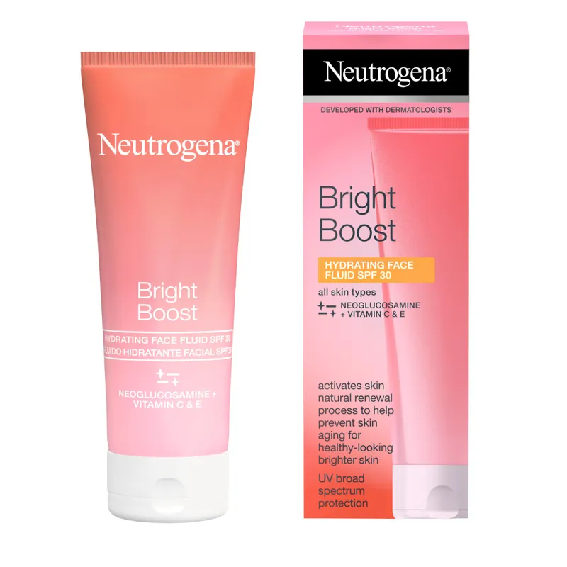 Árengedmény Neutrogena hidratáló arcfolyadék - Neutrogena Bright Boost Hydrating Face Fluid