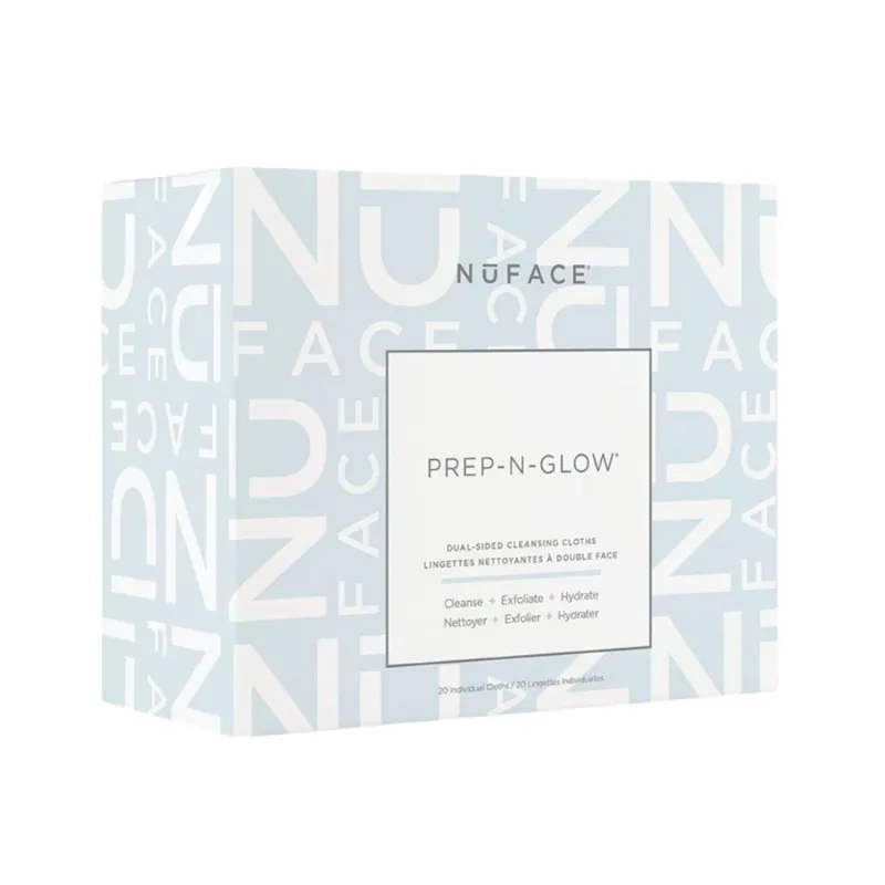 NuFACE kétoldalas tisztítókendők Prep-N- Glow Dual-Sided Cleansing Cloths Olcsóbb
