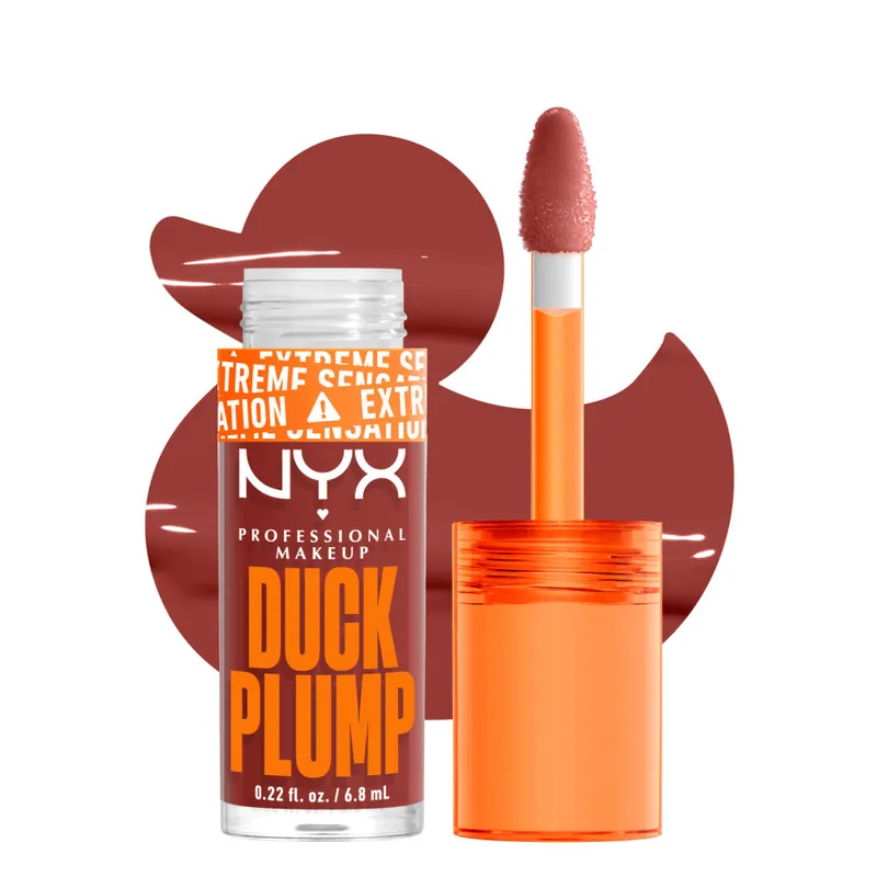 Kihagyhatatlan ajánlat NYX Professional Makeup Duck Plump High Pigment Lip Gloss - Brick Of Time (DPLL06)