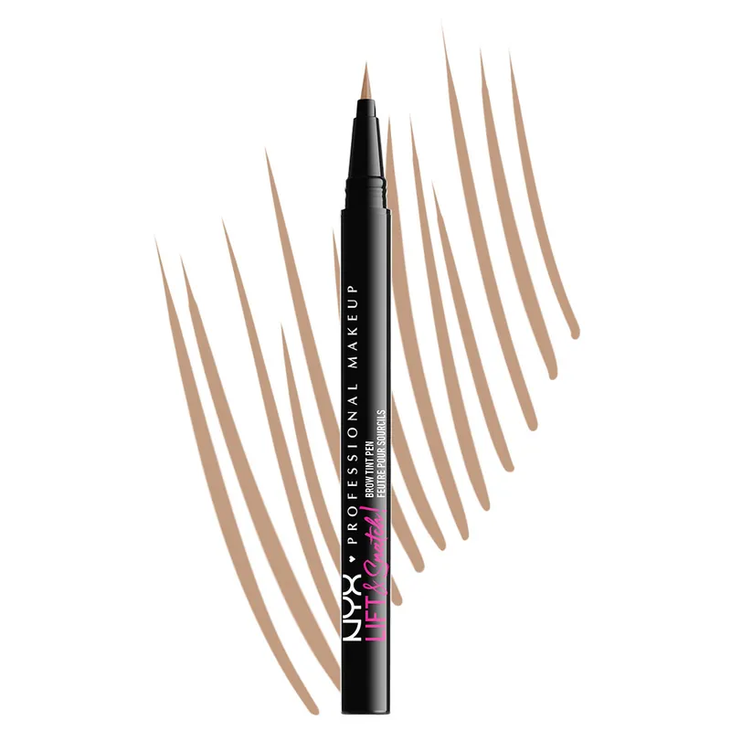 Végkiárusítás NYX Professional Makeup - szemöldök tus - Lift & Snatch! Brow Tint Pen - 03 Taupe (LAS03)