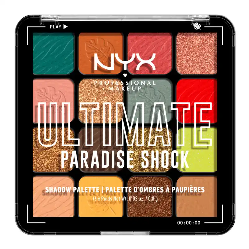 Ajánlat NYX Professional Makeup Ultimate Shadow Palette - Tropic Shock (USPR02W) - szemhéjp