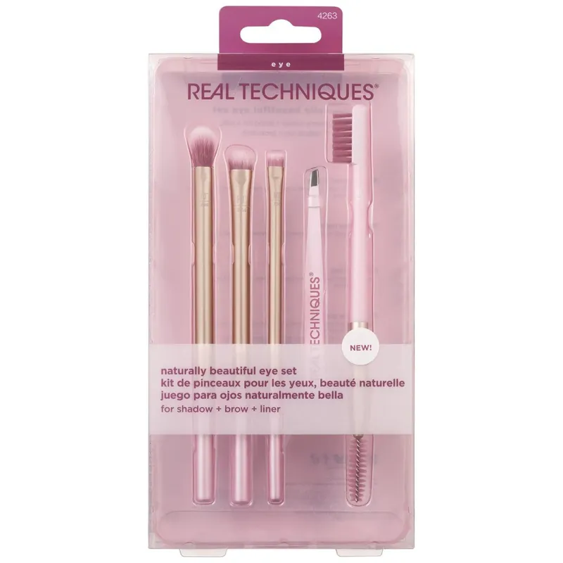 Azonnal elérhető Real Techniques szemsmink ecsetkészlet Naturally Beautiful Eye Makeup Brush Kit