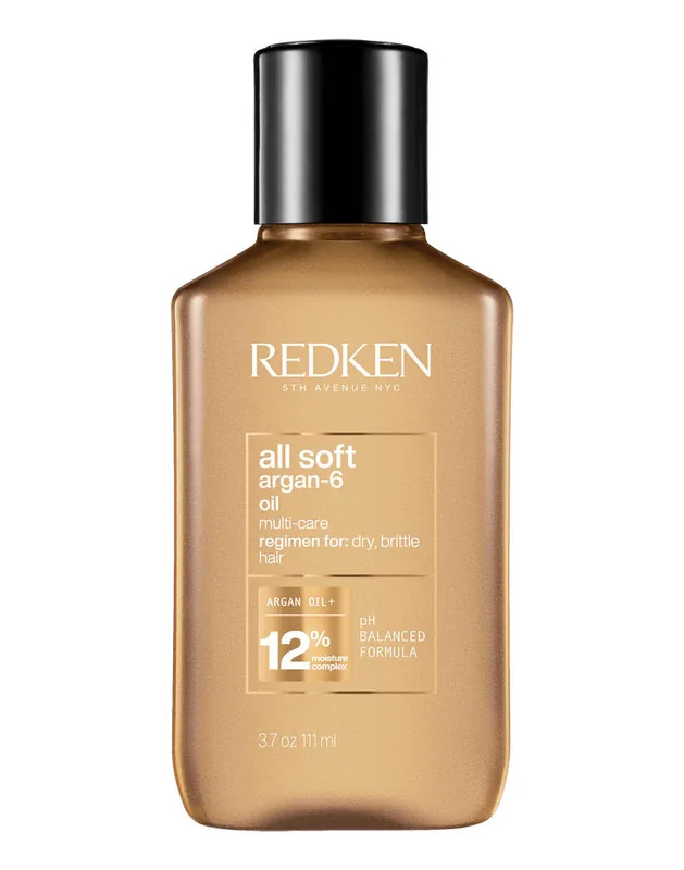Újdonság Redken NYC All Soft Argan Oil tápláló olaj száraz és törékeny hajra