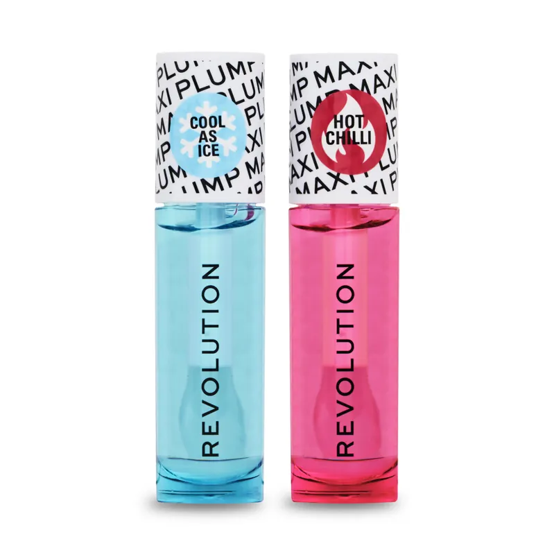 Azonnali szállítás Revolution - ajakkészlet - Maxi Plump Cool As Ice and Hot As Chilli Lip Set