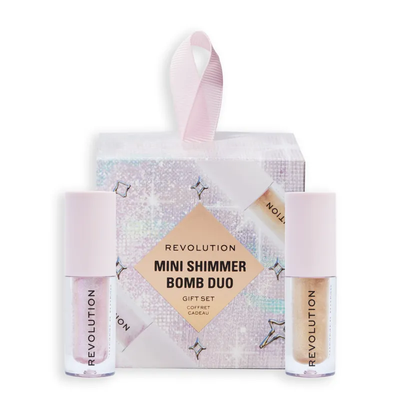 Legnépszerűbb Revolution ajándék szett Mini Shimmer Bomb Lip Duo Gift Set