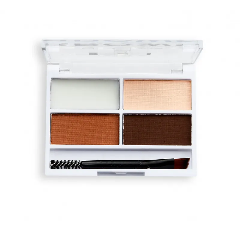Gyors szállítás Relove by Revolution Colour Cult Brow Palette - Medium - szemhéjpúder paletta