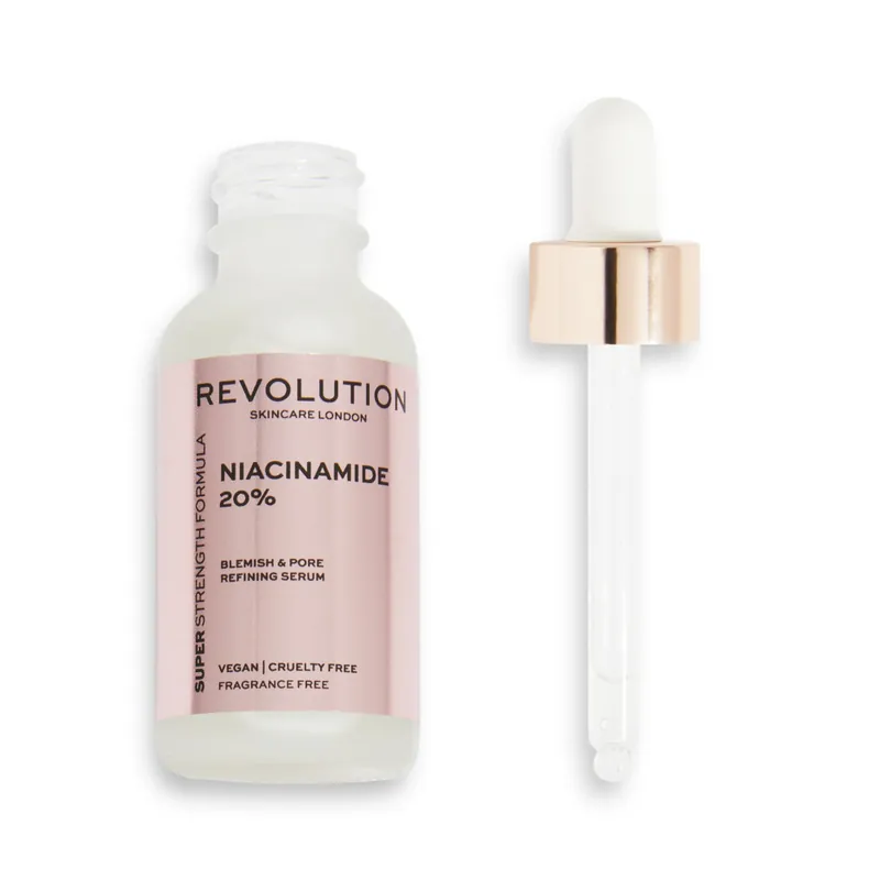 Biztonságos vásárlás Revolution Skincare 20% Niacinamide Blemish and Pore Refining Serum arcszérum