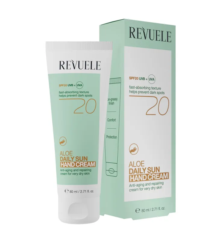 Legjobb ár Revuele kézkrém - Aloe Daily Sun Hand Cream SPF20
