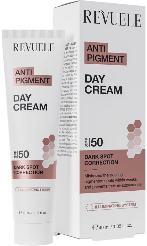 Alacsony ár Revuele -nappali krém SPF50- Anti Pigment Day Cream SPF50