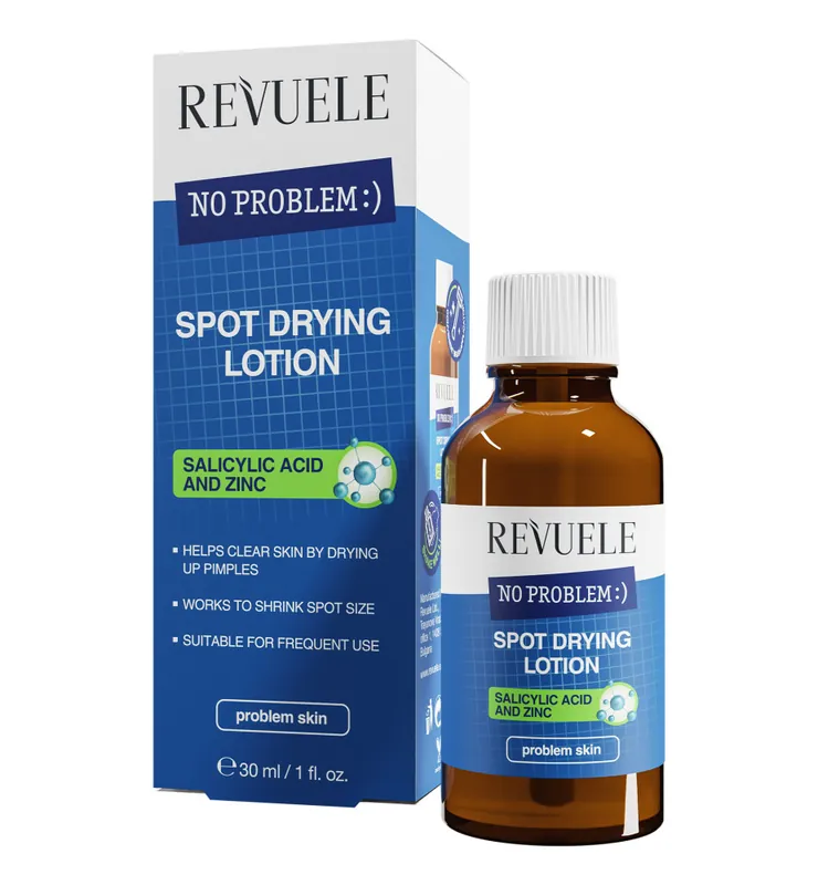 Revuele No Problem Szalicilsav és Cink Spot Drying Lotion Salicylic Acid And Zinc Árengedmény