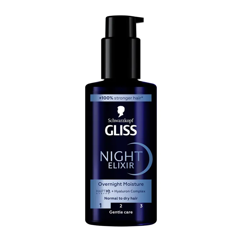 Schwarzkopf Gliss éjszakai elixír - Aqua Revive Night Elixir Népszerű