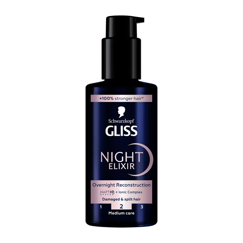 Schwarzkopf Gliss hajszérum - Split Ends Miracle Night Elixir Azonnali szállítás