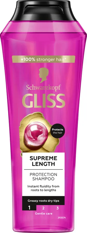 Schwarzkopf Gliss sampon - Supreme Length Shampoo Rendeld meg most