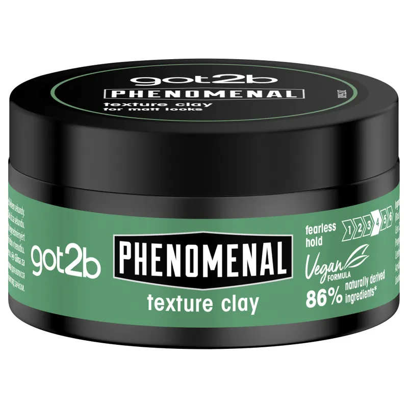 Szuper akció Schwarzkopf Got2b hajformázó agyag - Phenomenal Texture Clay
