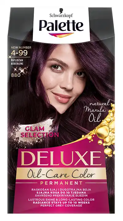 Schwarzkopf Palette hajfesték - Deluxe - 4-99 Aubergine Outlet