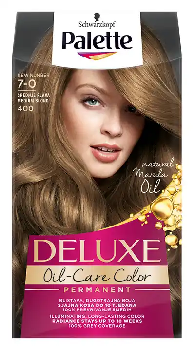 Legkelendőbb Schwarzkopf Palette hajfesték - Deluxe - 7-0 Medium Blond