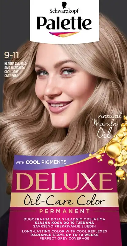 Bestseller Schwarzkopf Palette hajfesték - Deluxe - 9-11 Cool Light Grey Rose